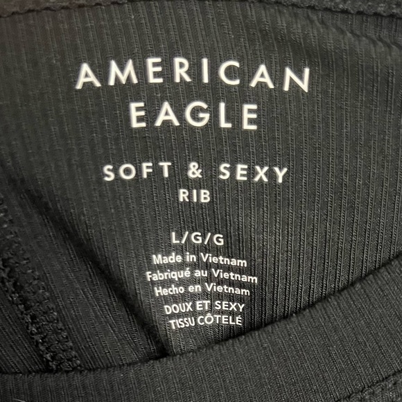 American Eagle Ribbed Tee - Picture 2 of 3